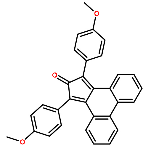 2H-Cyclopenta[l]phenanthren-2-one, 1,3-bis(4-methoxyphenyl)-