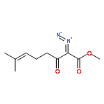 6-Octenoic acid, 2-diazo-7-methyl-3-oxo-, methyl ester