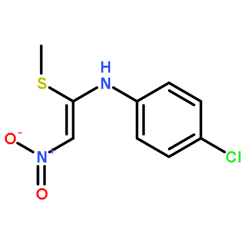 Benzenamine, 4-chloro-N-[1-(methylthio)-2-nitroethenyl]-