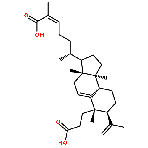 1H-Benz[e]indene-6-propanoic acid,3-[(1R,4Z)-5-carboxy-1-methyl-4- hexenyl]-2,3,3a,4,6,7,8,9,9a,9b-decahydro-3a,6,- 9b-trimethyl-7-(1-methylethenyl)-,(3R,3aR,- 6S,7S,9aR,9bS)- 