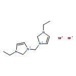 1H-Imidazolium, 1,1'-methylenebis[3-ethyl-, dibromide