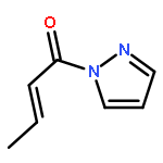 1H-PYRAZOLE, 1-[(2E)-1-OXO-2-BUTENYL]-