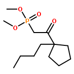 Phosphonic acid, [2-(1-butylcyclopentyl)-2-oxoethyl]-, dimethyl ester