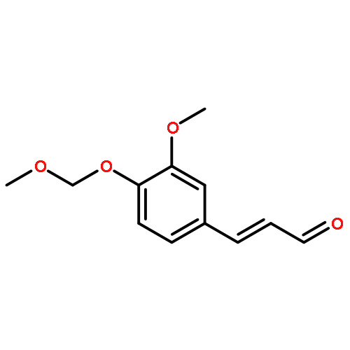 2-Propenal, 3-[3-methoxy-4-(methoxymethoxy)phenyl]-, (E)-