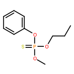 Phosphorothioic acid, O-methyl O-phenyl O-propyl ester