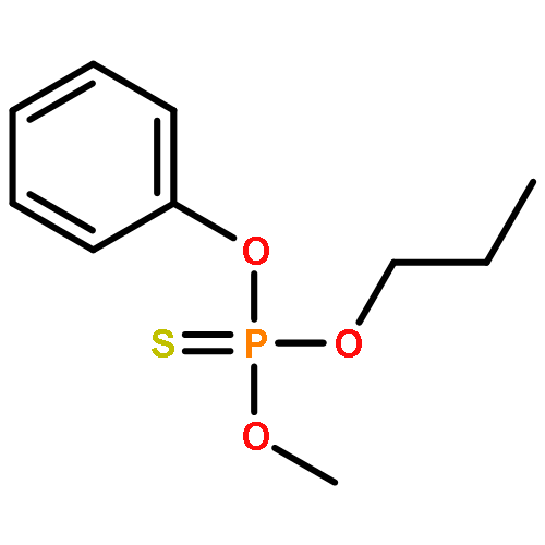 Phosphorothioic acid, O-methyl O-phenyl O-propyl ester