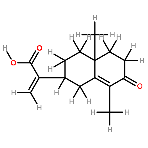 (+)-3-oxoeudesma-4,11(13)-dien-12-oic acid