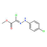 Methyl (2z)-2-chloro-2-[(4-chlorophenyl)hydrazinylidene]acetate