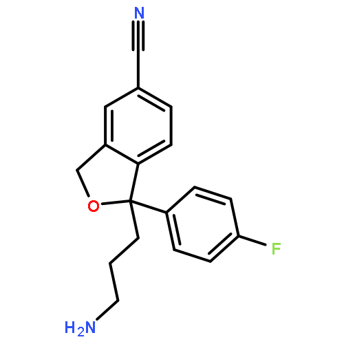 5-Isobenzofurancarbonitrile,1-(3-aminopropyl)-1-(4-fluorophenyl)-1,3-dihydro-