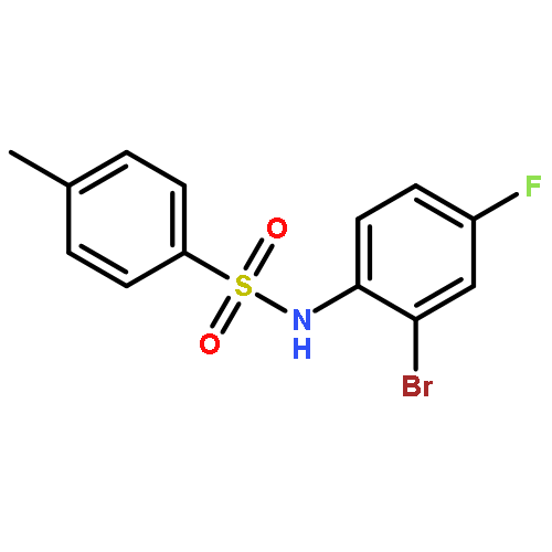 Benzenesulfonamide, N-(2-bromo-4-fluorophenyl)-4-methyl-