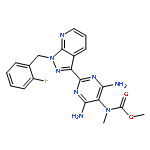 [4,6-Diamino-2-[1-(2-fluorobenzyl)-1H-pyrazolo[3,4-b]pyridin-3-yl]pyrimidin-5-yl]methylcarbamic acid methyl ester