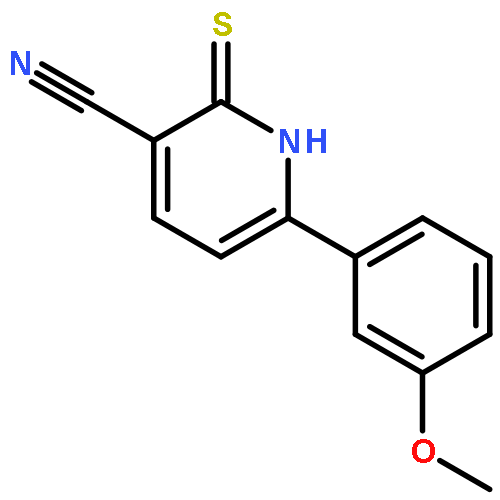 3-PYRIDINECARBONITRILE, 1,2-DIHYDRO-6-(3-METHOXYPHENYL)-2-THIOXO-