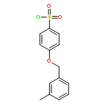 Benzenesulfonyl chloride, 4-[(3-methylphenyl)methoxy]-