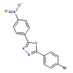 1,3,4-Oxadiazole, 2-(4-bromophenyl)-5-(4-nitrophenyl)-