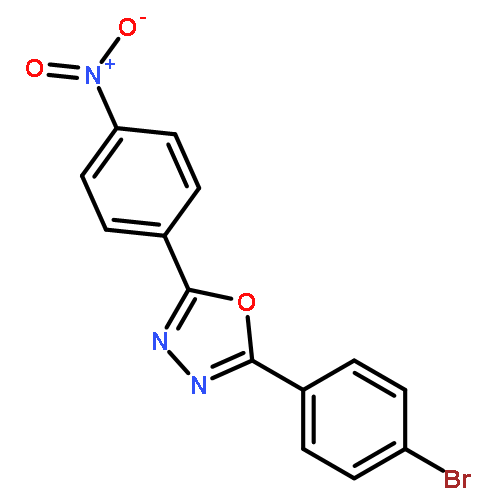 1,3,4-Oxadiazole, 2-(4-bromophenyl)-5-(4-nitrophenyl)-