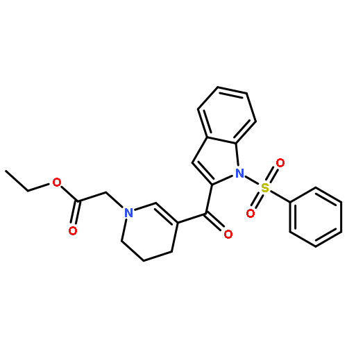 ethyl [5-{[1-(phenylsulfonyl)-1H-indol-2-yl]carbonyl}-3,4-dihydropyridin-1(2H)-yl]acetate