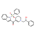 [1-(2-hydroxy-2-phenylethyl)-1,4,5,6-tetrahydropyridin-3-yl][1-(phenylsulfonyl)-1H-indol-2-yl]methanone