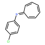 Benzenamine, 4-chloro-N-2,4,6-cycloheptatrien-1-ylidene-