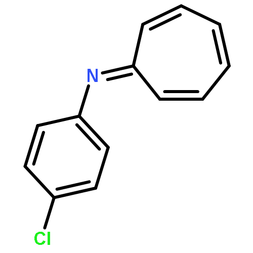 Benzenamine, 4-chloro-N-2,4,6-cycloheptatrien-1-ylidene-