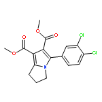 Dimethyl 3-(3,4-dichlorophenyl)-6,7-dihydro-5h-pyrrolizine-1,2-dicarboxylate