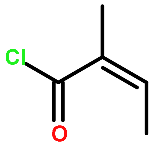 2-Butenoyl chloride, 2-methyl-, (Z)-