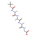 Glycine,N-[N-[N-[N-[(1,1-dimethylethoxy)carbonyl]-L-alanyl]-L-alanyl]-L-alanyl]-