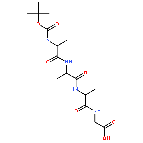 Glycine,N-[N-[N-[N-[(1,1-dimethylethoxy)carbonyl]-L-alanyl]-L-alanyl]-L-alanyl]-