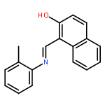 2-Naphthalenol, 1-[[(2-methylphenyl)imino]methyl]-