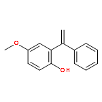 Phenol, 4-methoxy-2-(1-phenylethenyl)-