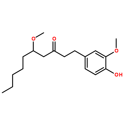 3-Decanone, 1-(4-hydroxy-3-methoxyphenyl)-5-methoxy-