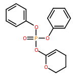 Phosphoric acid, 3,4-dihydro-2H-pyran-6-yl diphenyl ester