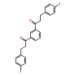 1-PROPANONE, 1,1'-(1,3-PHENYLENE)BIS[3-(4-IODOPHENYL)-