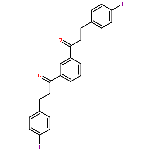 1-PROPANONE, 1,1'-(1,3-PHENYLENE)BIS[3-(4-IODOPHENYL)-