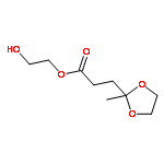 1,3-Dioxolane-2-propanoic acid, 2-methyl-, 2-hydroxyethyl ester