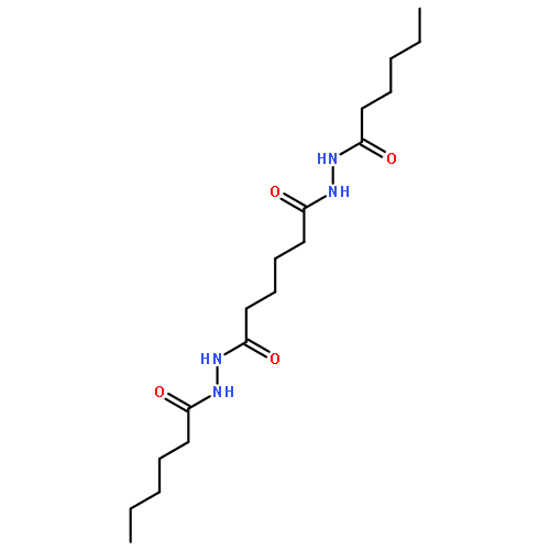 HEXANEDIOIC ACID, BIS[2-(1-OXOHEXYL)HYDRAZIDE]