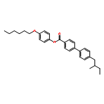 4-(hexyloxy)phenyl (S)-4'-(2-methylbutyl)[1,1'-biphenyl]-4-carboxylate