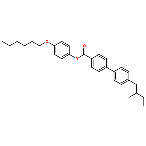 4-(hexyloxy)phenyl (S)-4'-(2-methylbutyl)[1,1'-biphenyl]-4-carboxylate