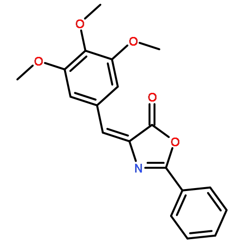 5(4H)-Oxazolone, 2-phenyl-4-[(3,4,5-trimethoxyphenyl)methylene]-