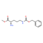 L-Ornithine, N5-[(phenylmethoxy)carbonyl]-, methyl ester