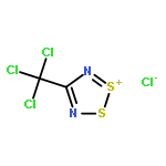 1,2,3,5-Dithiadiazol-1-ium, 4-(trichloromethyl)-, chloride