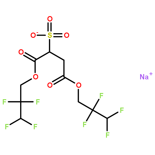 Butanedioic acid, sulfo-, 1,4-bis(2,2,3,3-tetrafluoropropyl) ester, sodiumsalt