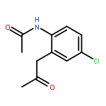 Acetamide, N-[4-chloro-2-(2-oxopropyl)phenyl]-