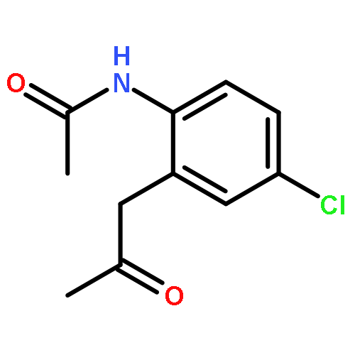 Acetamide, N-[4-chloro-2-(2-oxopropyl)phenyl]-