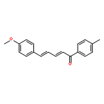 2,4-Pentadien-1-one, 5-(4-methoxyphenyl)-1-(4-methylphenyl)-