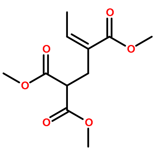 3-Pentene-1,1,3-tricarboxylic acid, trimethyl ester, (E)-