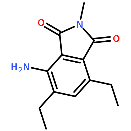 1H-Isoindole-1,3(2H)-dione, 4-amino-5,7-diethyl-2-methyl-