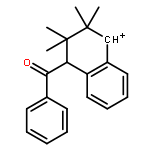 1-Naphthalenylium, 4-benzoyl-1,2,3,4-tetrahydro-2,2,3,3-tetramethyl-