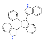 1H-INDOLE, 3,3'-[(2-PHENYL-1H-INDENE-1,3-DIYL)]BIS-