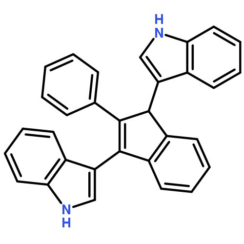 1H-INDOLE, 3,3'-[(2-PHENYL-1H-INDENE-1,3-DIYL)]BIS-