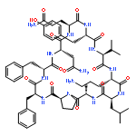 CYCLO(L-ALANYL-L-PROLYL-L-PHENYLALANYL-D-PHENYLALANYL-L-ASPARAGINYL-L-GLUTAMINYL-L-TYROSYL-L-VALYL-L-ORNITHYL-L-LEUCYL)